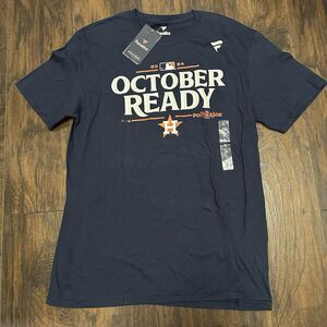 Fanatics Houston Astros 2024 PostSeason October Ready Mens Tshirt Size Large NWT